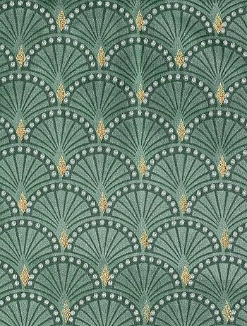 Rideau tamisant en velours print or