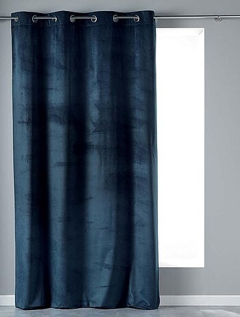 Rideau tamisant en velours ras