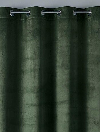 Rideau tamisant en velours ras
