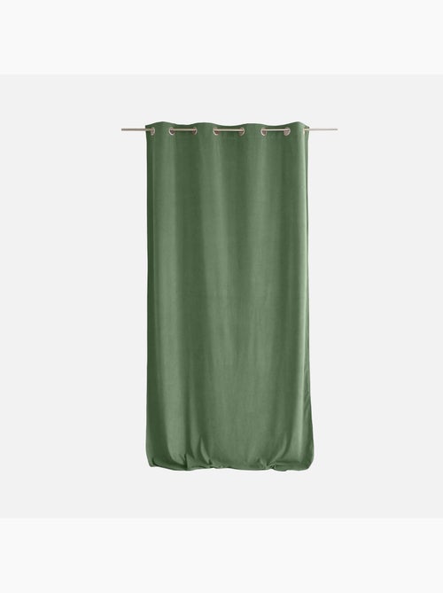 Rideau tamisant en velours - Kiabi