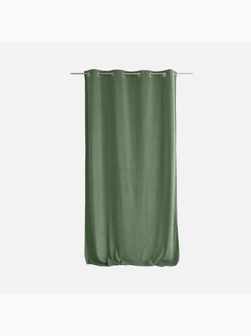 Rideau tamisant en velours - Kiabi