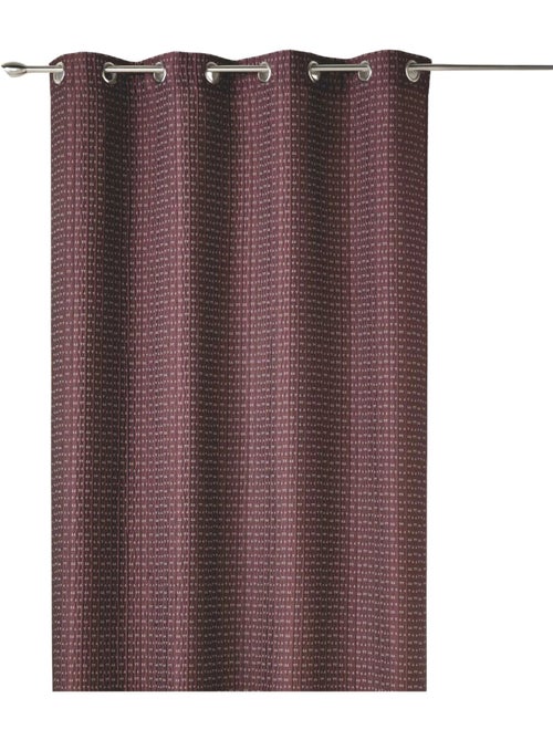 Rideau tamisant épais en jacquard uni à reliefs - Kiabi Rideau tamisant épais en jacquard uni à reliefs - Kiabi