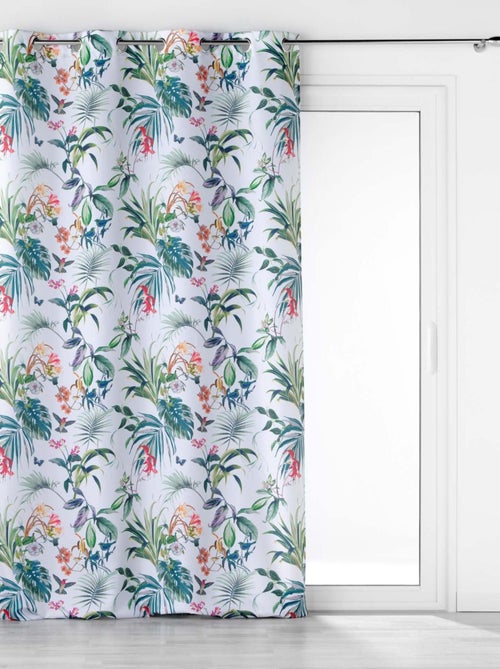 Rideau tamisant esprit exotique - Kiabi