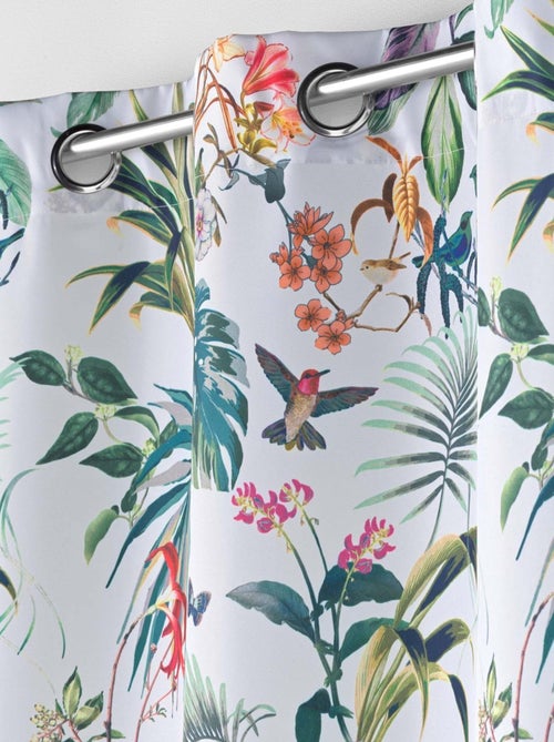 Rideau tamisant esprit exotique - Kiabi