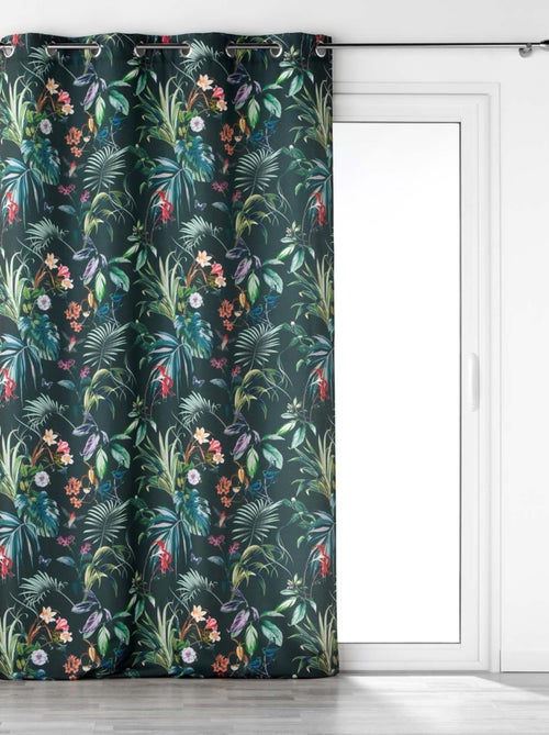 Rideau tamisant esprit exotique - Kiabi