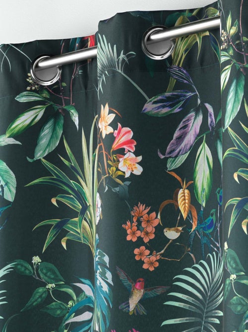 Rideau tamisant esprit exotique - Kiabi