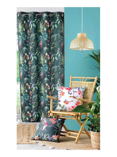 Rideau tamisant esprit exotique - Kiabi