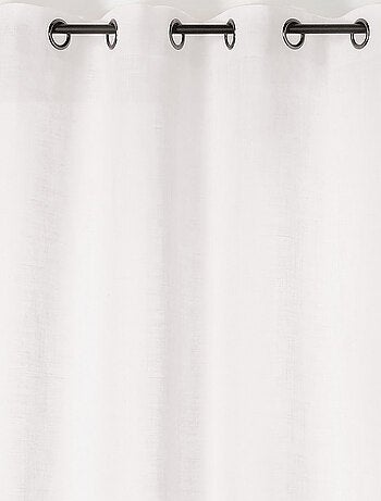 Rideau tamisant et naturel en 100% lin