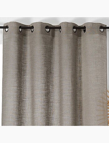 Rideau tamisant et naturel en 100% lin