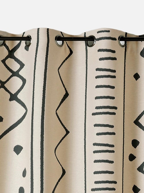 Rideau tamisant ethnique - Kiabi