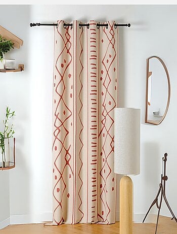 Rideau tamisant ethnique