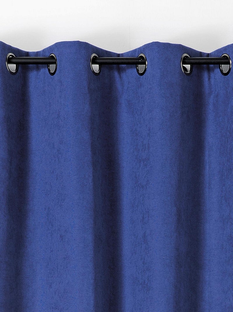 Rideau tamisant Island Bleu marine - Kiabi