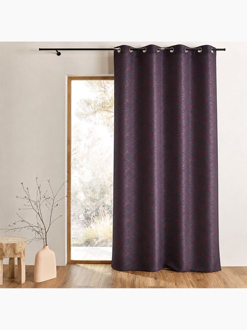 Rideau tamisant jacquard à motifs géométriques - Kiabi Rideau tamisant jacquard à motifs géométriques - Kiabi
