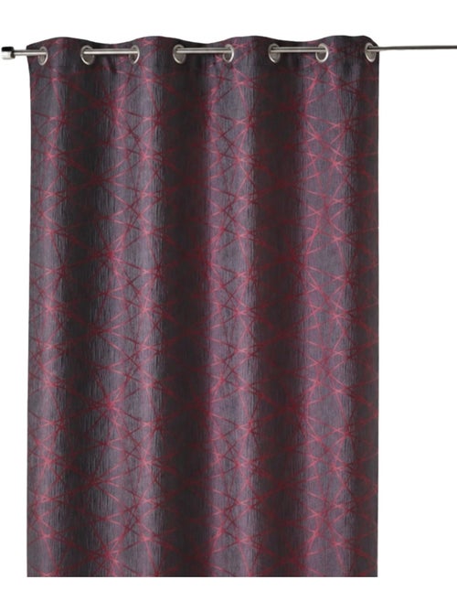 Rideau tamisant jacquard à motifs géométriques - Kiabi Rideau tamisant jacquard à motifs géométriques - Kiabi
