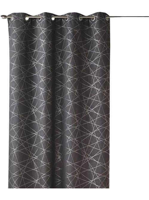 Rideau tamisant jacquard à motifs géométriques - Kiabi Rideau tamisant jacquard à motifs géométriques - Kiabi