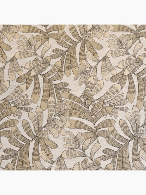 Rideau tamisant jacquard à motifs végétaux - Kiabi