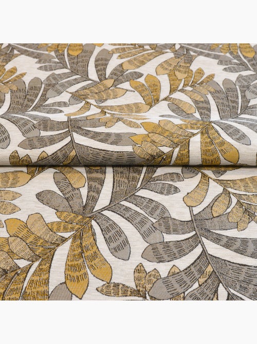 Rideau tamisant jacquard à motifs végétaux - Kiabi