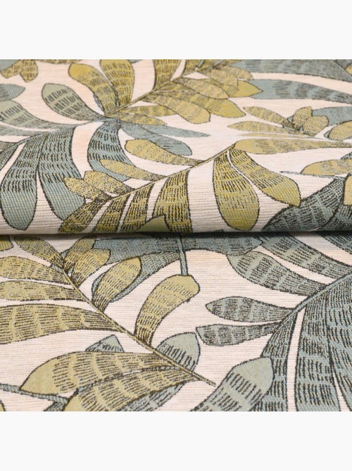 Rideau tamisant jacquard à motifs végétaux - Kiabi