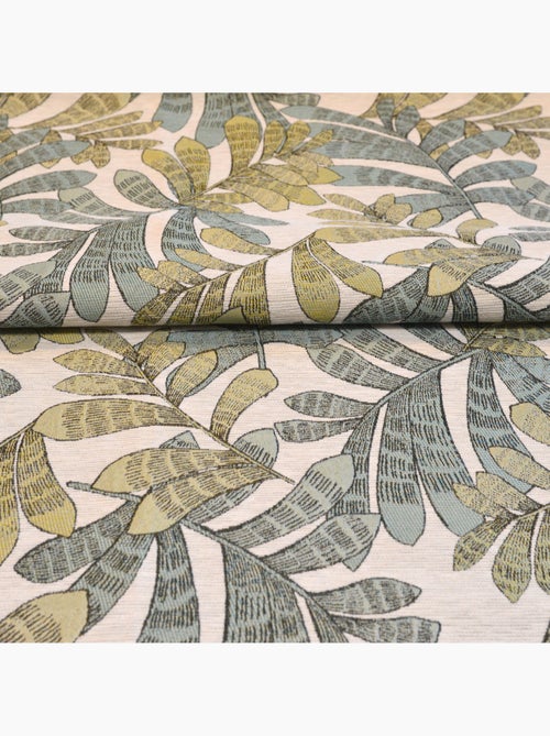 Rideau tamisant jacquard à motifs végétaux - Kiabi