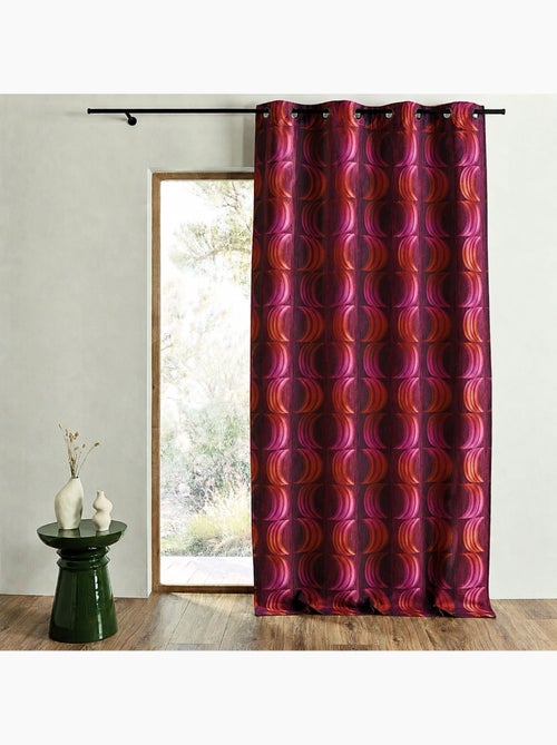 Rideau tamisant jacquard motifs de croissants de lune - Kiabi Rideau tamisant jacquard motifs de croissants de lune - Kiabi