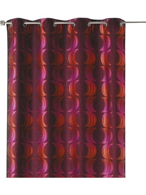 Rideau tamisant jacquard motifs de croissants de lune - Kiabi Rideau tamisant jacquard motifs de croissants de lune - Kiabi