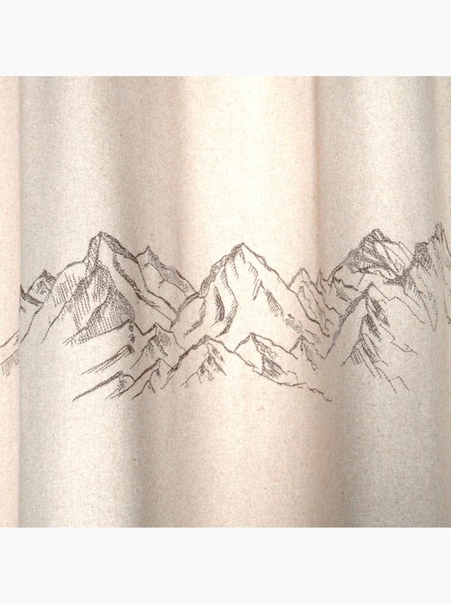 Rideau tamisant montagne à œillets - effet lainage - Kiabi Rideau tamisant montagne à œillets - effet lainage - Kiabi