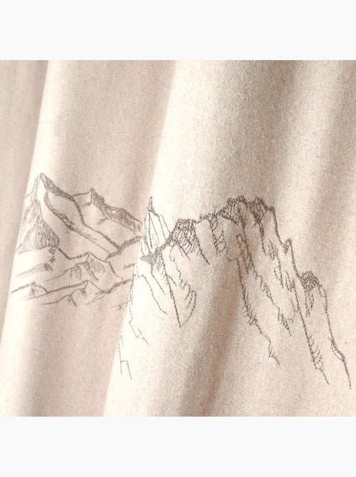 Rideau tamisant montagne à œillets - effet lainage - Kiabi Rideau tamisant montagne à œillets - effet lainage - Kiabi