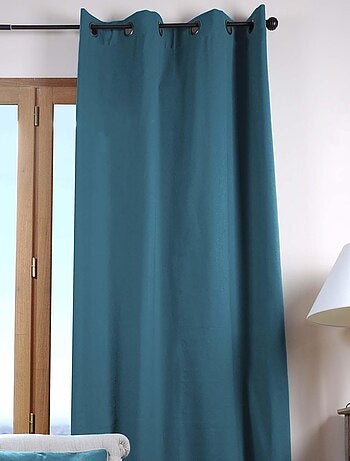 Rideau tamisant uni en coton