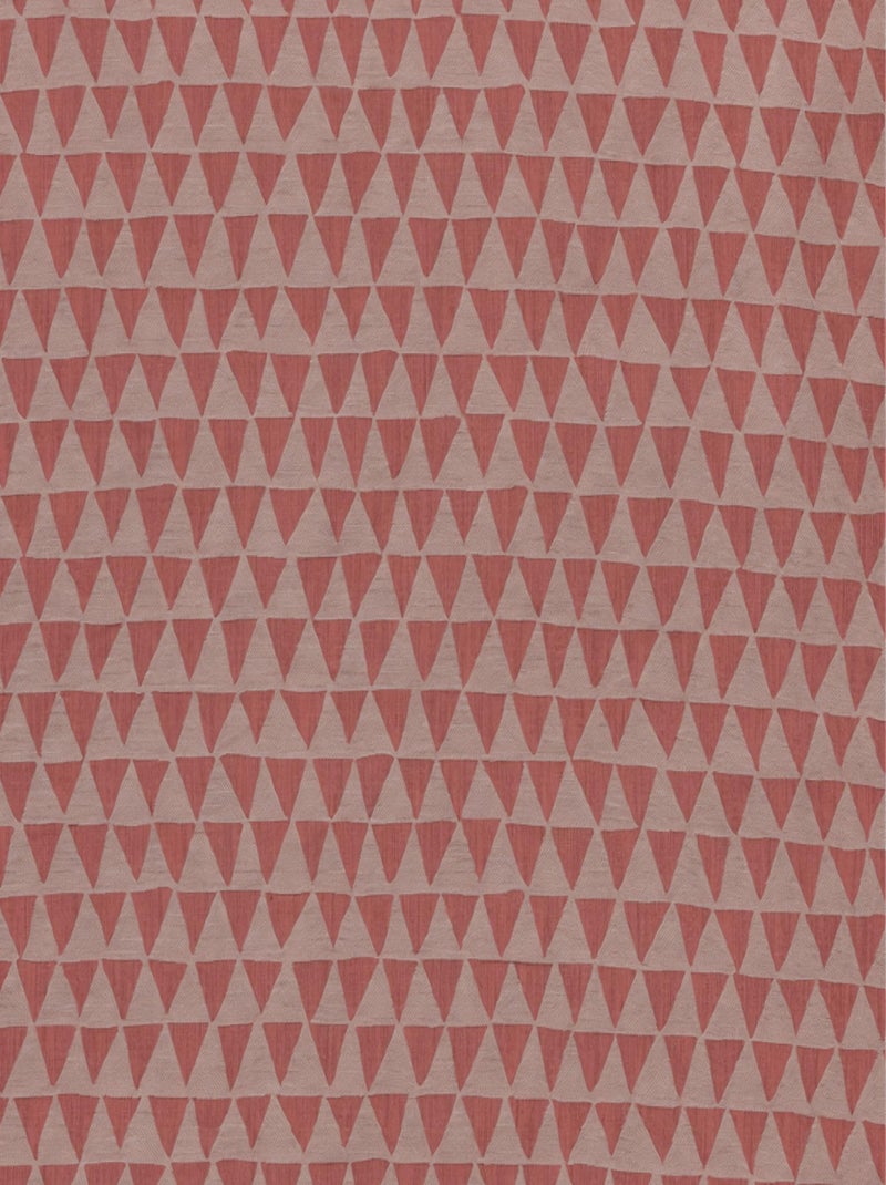 Rideau tendance motif petit triangle Orange - Kiabi