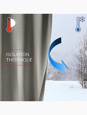 Rideau Thermique – 100 % Occultant / Jacquard – Darko
