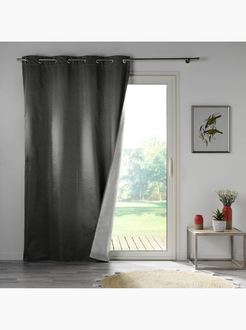 Rideau Thermique – 100 % Occultant / Jacquard – Darko - Kiabi