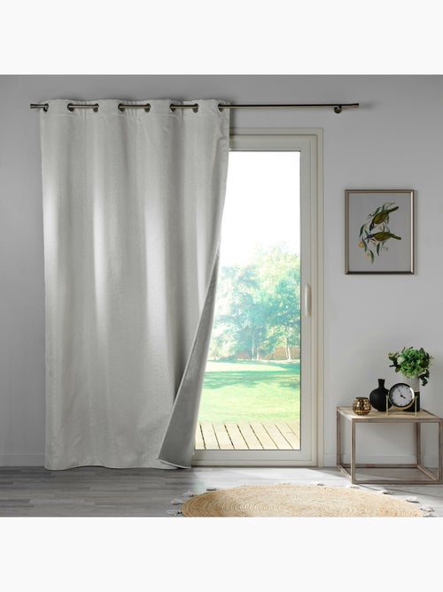 Rideau Thermique – 100 % Occultant / Jacquard – Darko - Kiabi