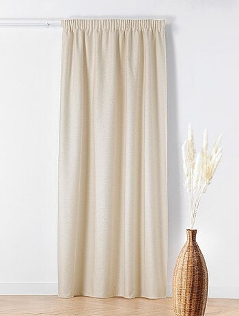 Rideau Thermique à Galon Fronceur - Effet Bouclette