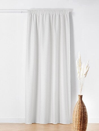 Rideau Thermique à Galon Fronceur - Effet Bouclette