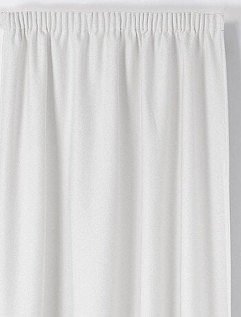 Rideau Thermique à Galon Fronceur - Effet Bouclette