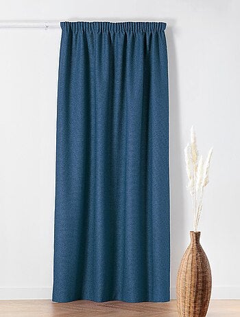 Rideau Thermique à Galon Fronceur - Effet Bouclette