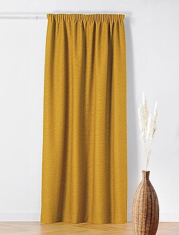 Rideau Thermique à Galon Fronceur - Effet Bouclette