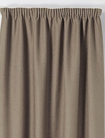 Rideau Thermique à Galon Fronceur - Effet Bouclette