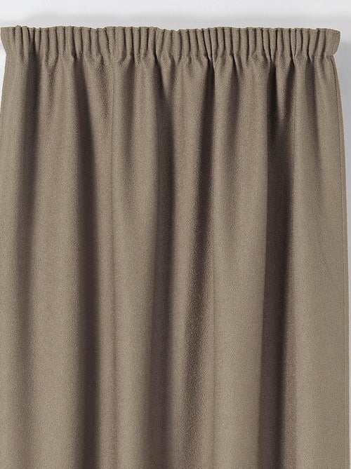 Rideau Thermique à Galon Fronceur  - Effet Bouclette - Kiabi