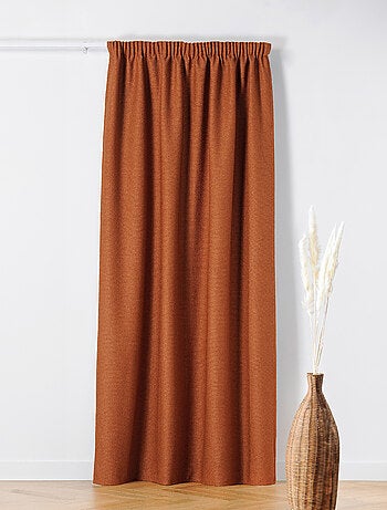 Rideau Thermique à Galon Fronceur - Effet Bouclette