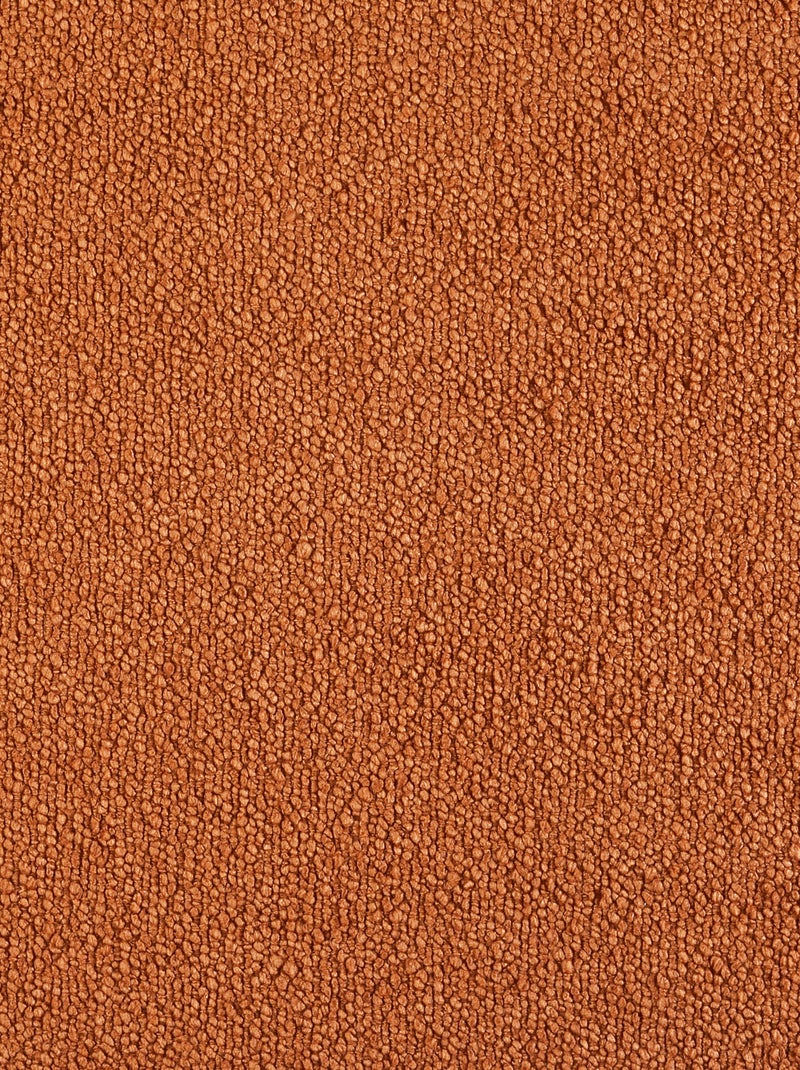 Rideau Thermique à Galon Fronceur  - Effet Bouclette Terracotta - Kiabi