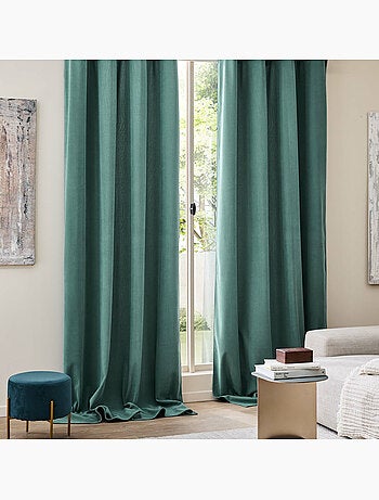 Rideau thermique à œillets – Velours côtelé doublé polaire