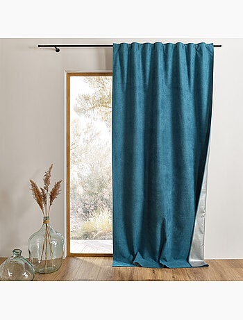 Rideau thermique accroche 3 en 1 occultant et réflecteur de chaleur