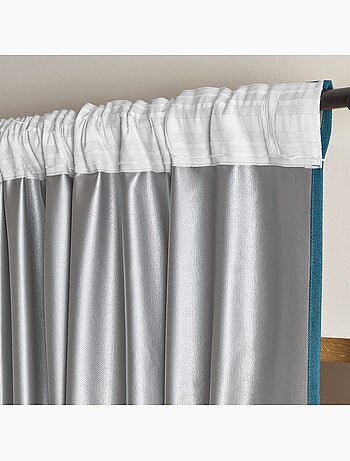 Rideau thermique accroche 3 en 1 occultant et réflecteur de chaleur