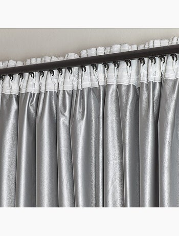 Rideau thermique accroche 3 en 1 occultant et réflecteur de chaleur