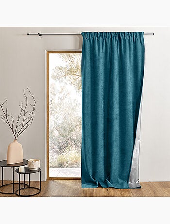 Rideau thermique accroche 3 en 1 occultant et réflecteur de chaleur