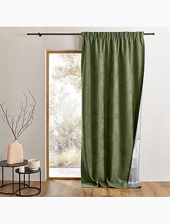 Rideau thermique accroche 3 en 1 occultant et réflecteur de chaleur