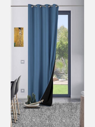 Rideau thermique aspect velours "Galena"