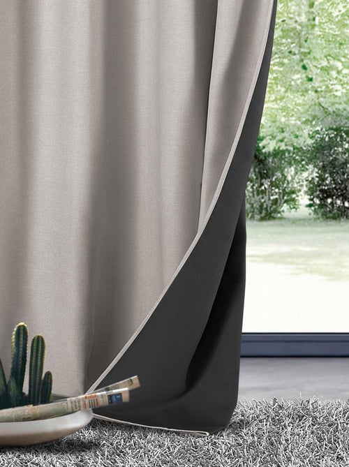 Rideau thermique aspect velours "Galena" - Kiabi Rideau thermique aspect velours "Galena" - Kiabi