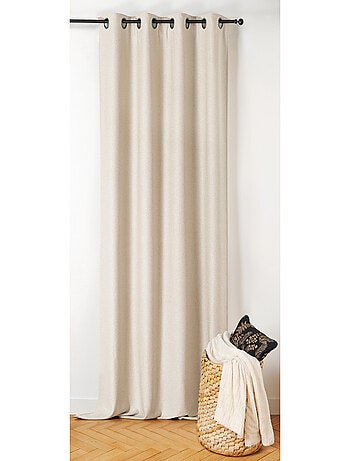 Rideau thermique au style bouclette